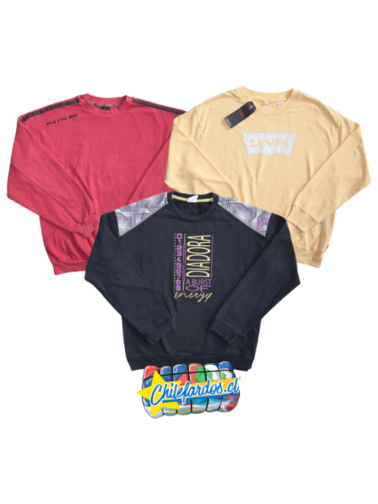 Fardo polerones sin gorro 40 kg premium 1