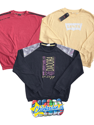 Fardo polerones sin gorro 40 kg premium