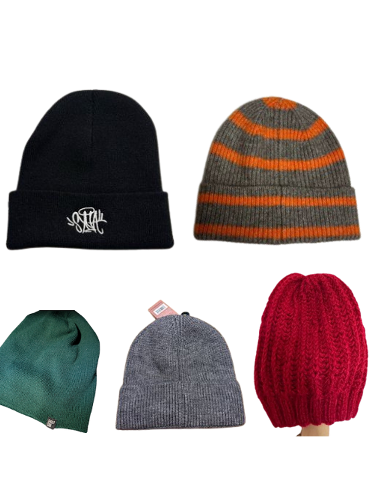 Fardo gorros de lanas 20kg  1