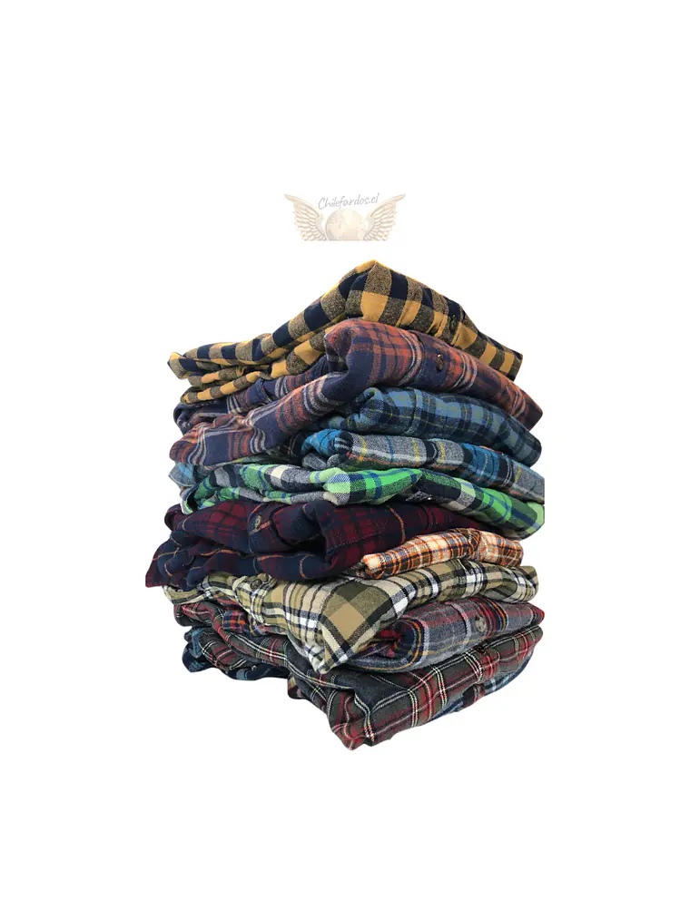 Fardo 45kg Camisa leñadora franela Hombre Premium 1