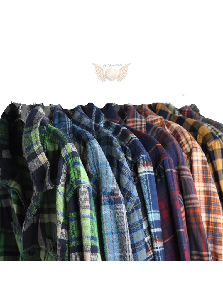 Fardo 45kg Camisa leñadora franela Hombre Premium 3