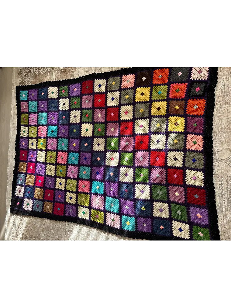 Fardo frazadas Mantas tejidas Crochet lana Pieceras cobertores 3