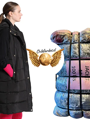 Fardo 45kg Parkas Largas Premium Mujer