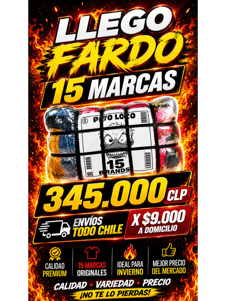 Fardos MIX MARCAS Invierno premium  2