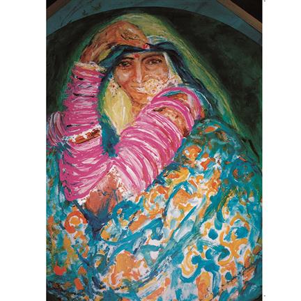 Postal - Mujer con pulseras 1