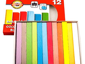 Tiza Pizarra Koh-I-Noor 12 colores 