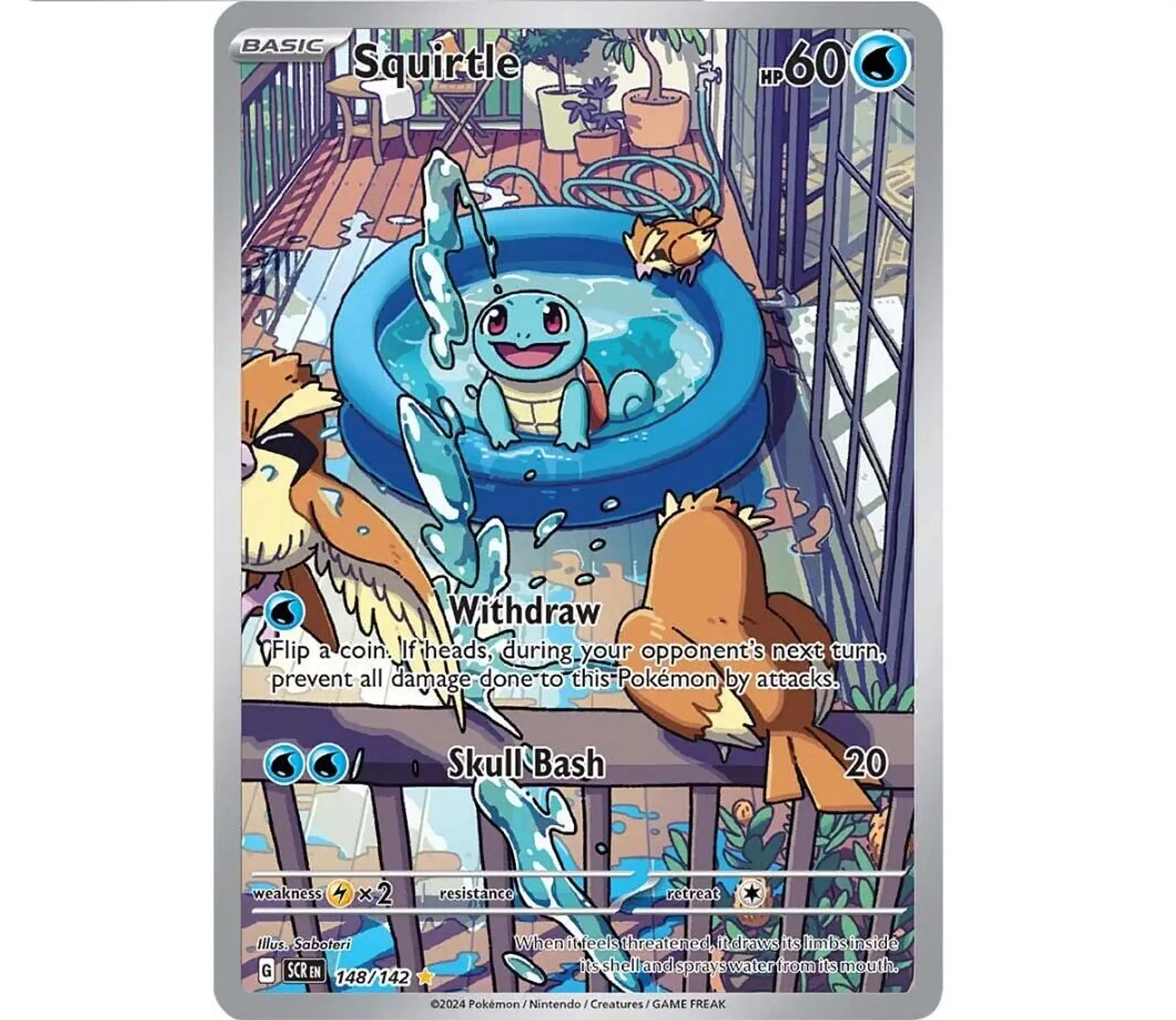 Squirtle INGLES - 148/142 - Illustration Rare 1