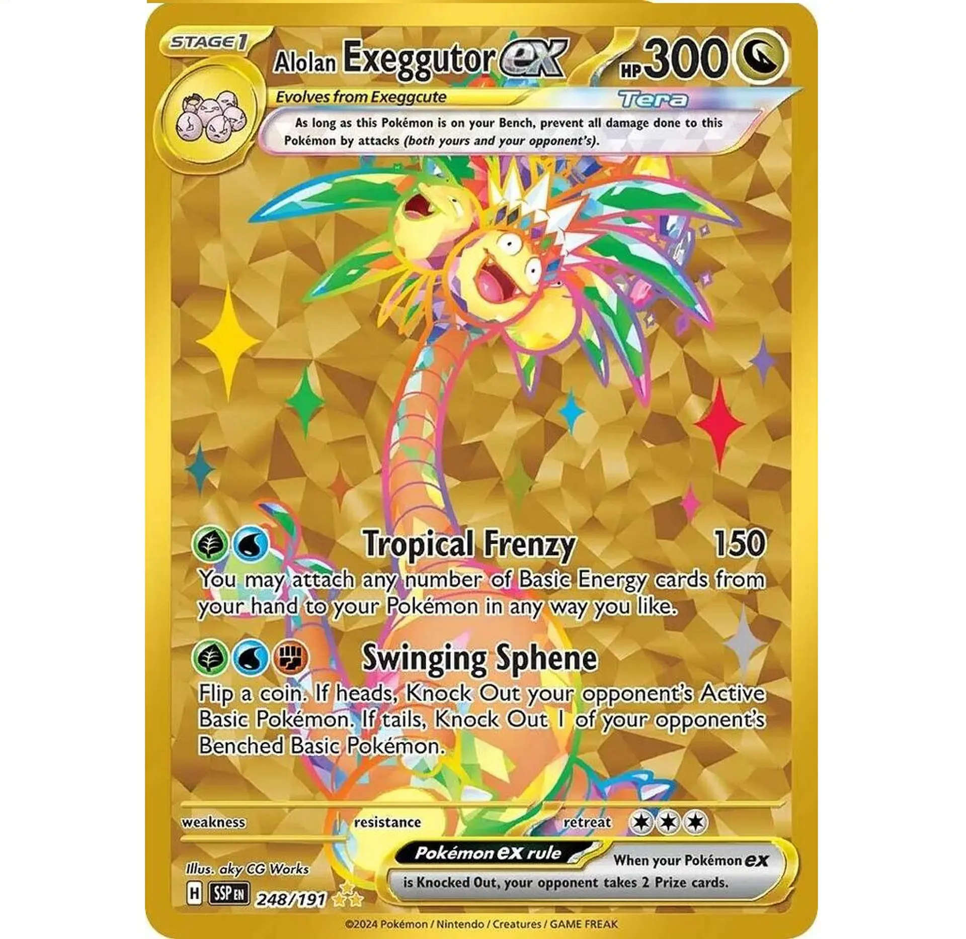 Alolan Exeggutor ex INGLES - 248/191 - SV08: Surging Sparks 1