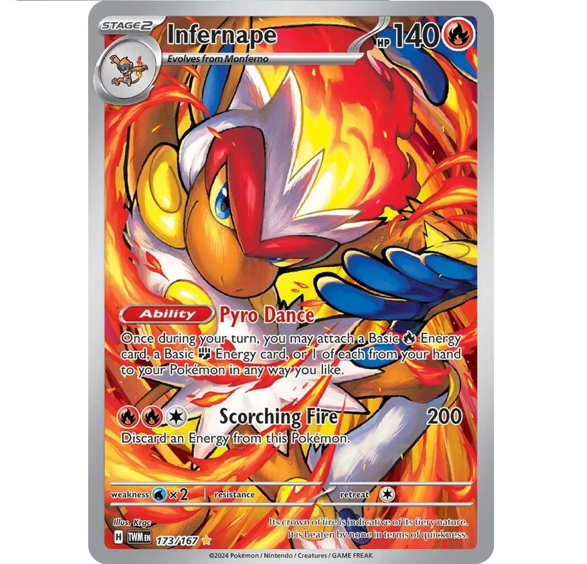 Infernape INGLES - 173/167 - SV06: Twilight Masquerade 1