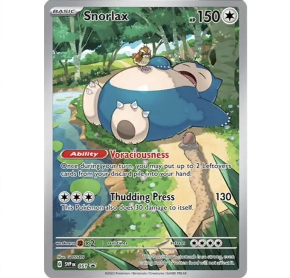 Snorlax INGLES - 051 - SV: Scarlet & Violet Promo Cards 1
