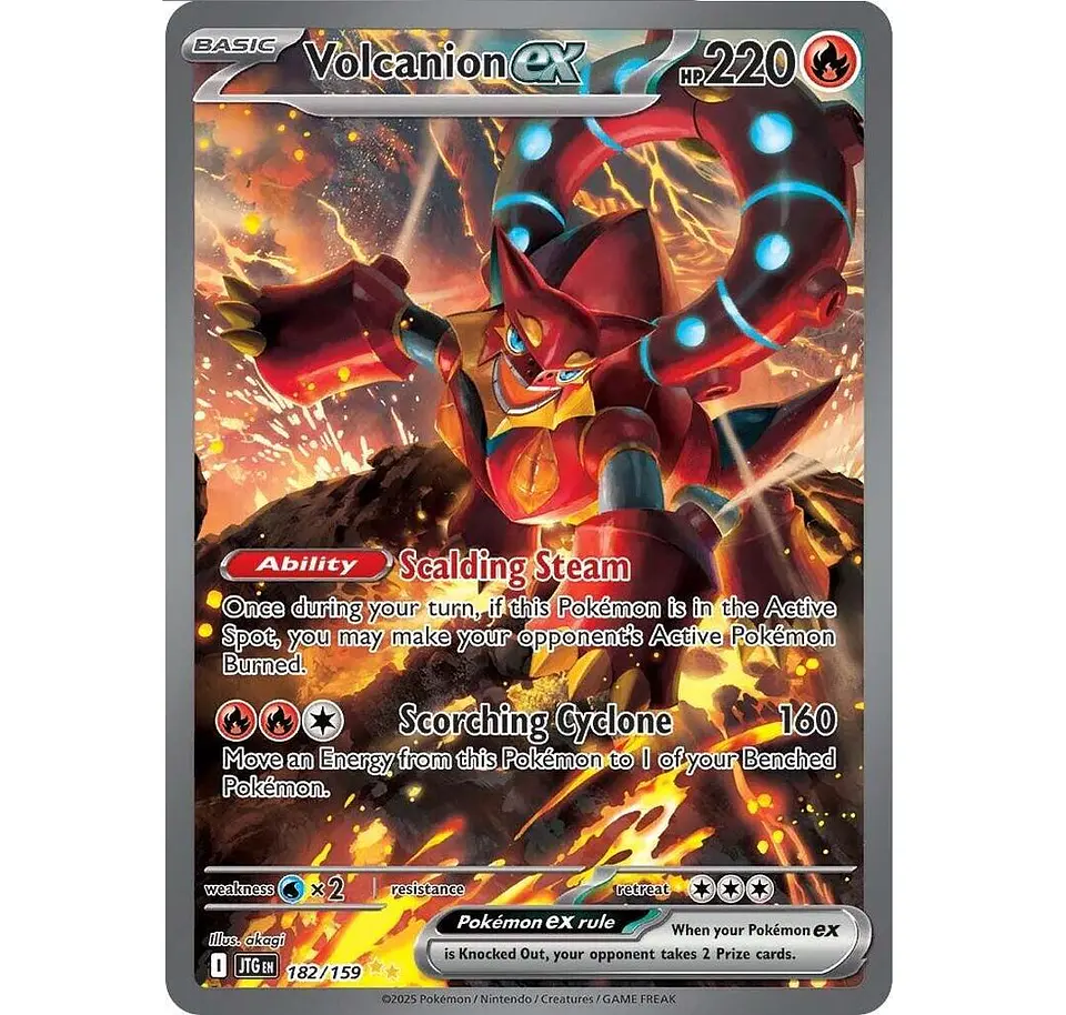 Volcanion ex #182 Español 1