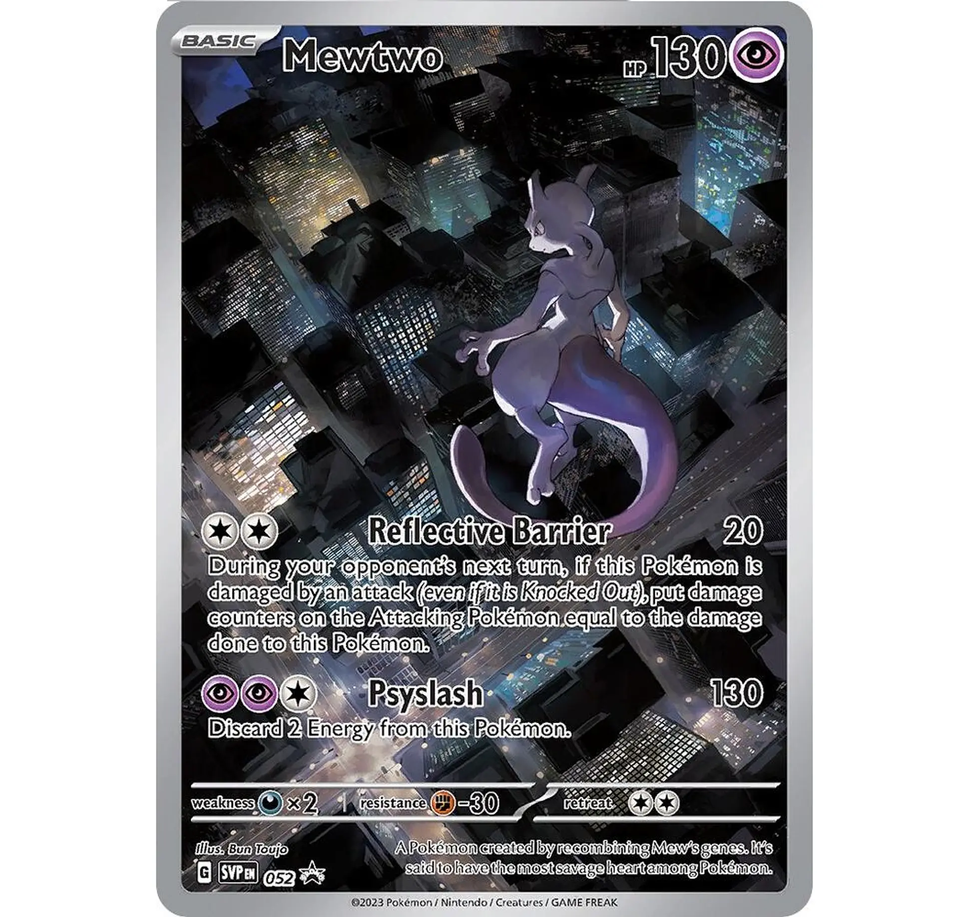 Mewtwo INGLES - 052 - SV: Scarlet & Violet Promo Cards 1