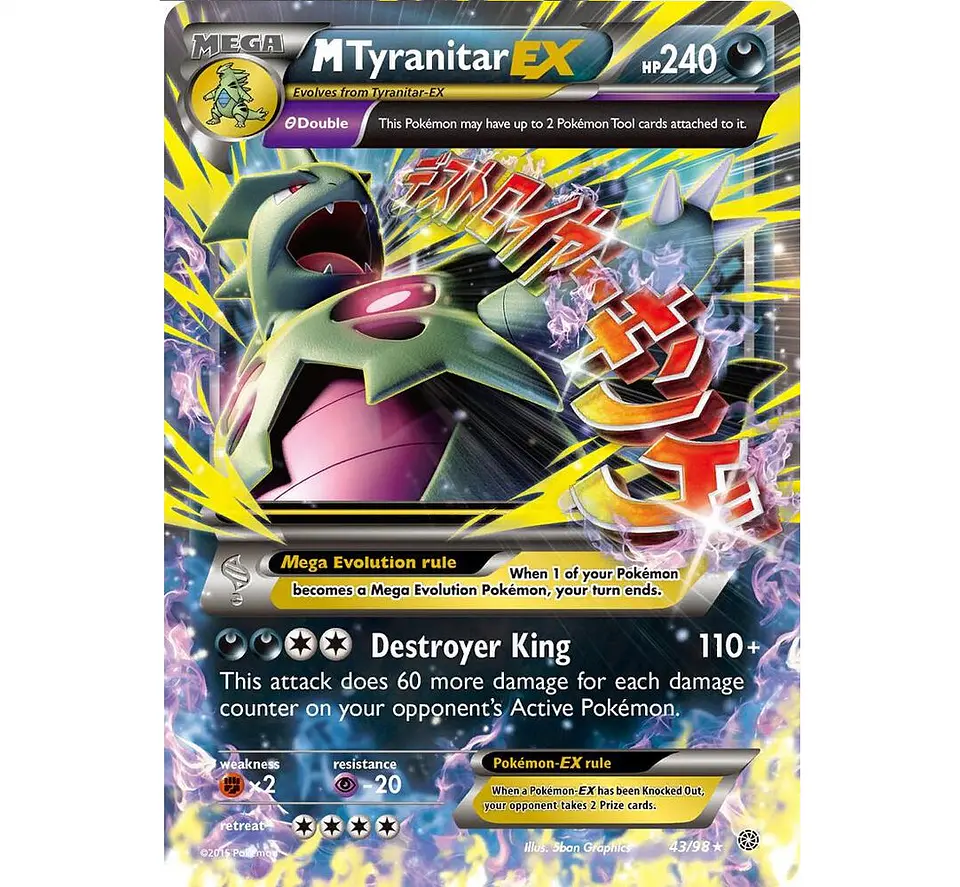 M Tyranitar EX INGLES - XY - Ancient Origins  1