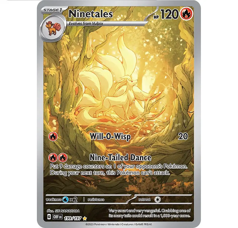 Ninetales INGLES -199/197 - SV03: Obsidian Flames 1