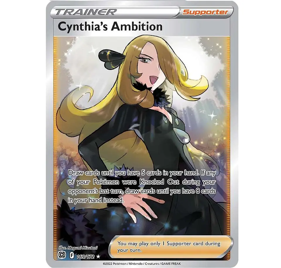 Cynthia's Ambition (Full Art) INGLES - SWSH09: Brilliant Stars 1