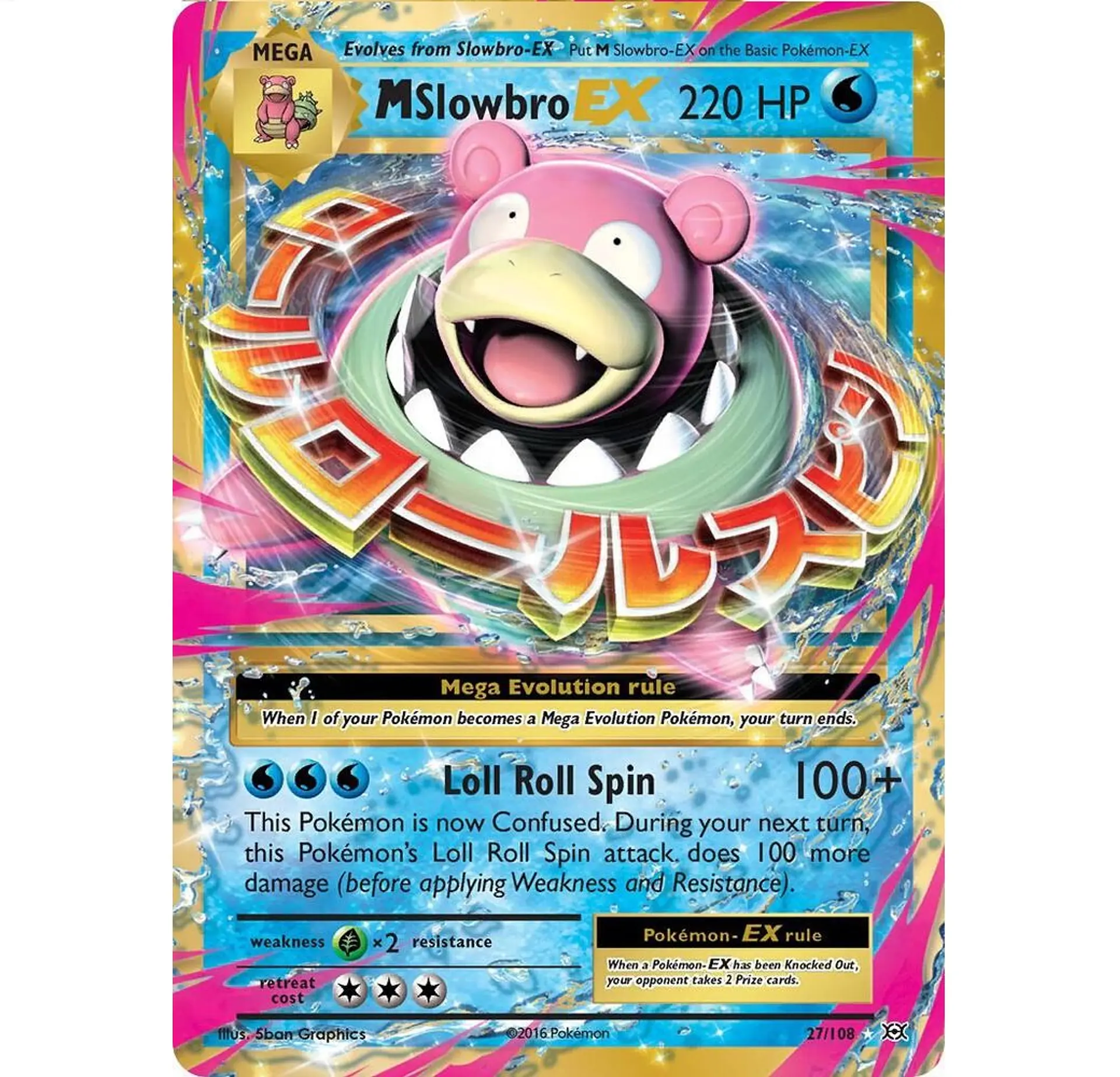 M Slowbro EX INGLES - XY - Evolutions 1