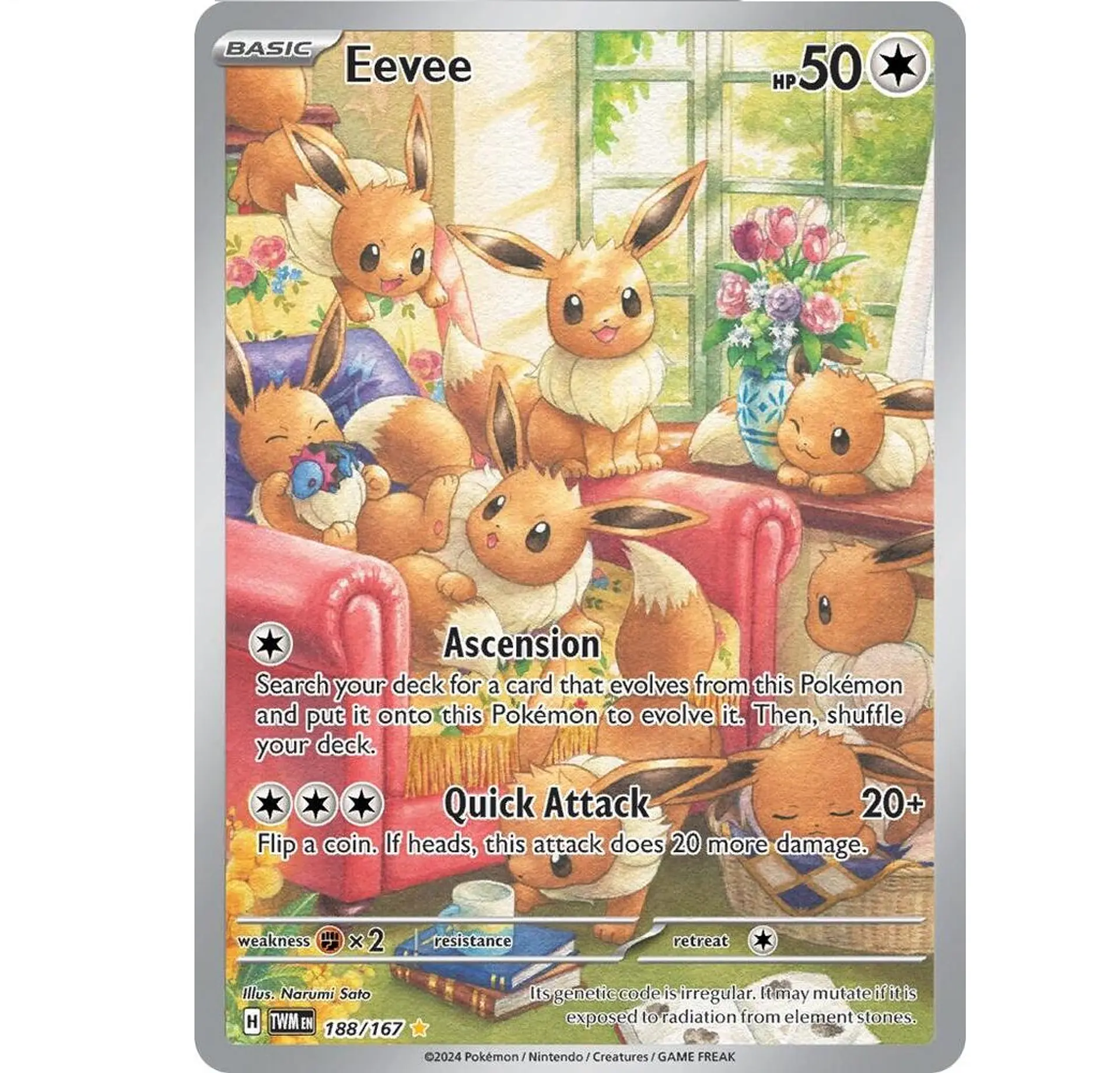 Eevee - 188/167 INGLES - SV06: Twilight Masquerade 1