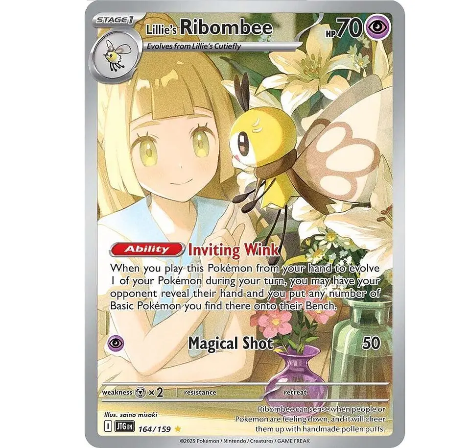 Lillie's Ribombee ESPAÑOL- 164/159 - SV09: Journey Together 1
