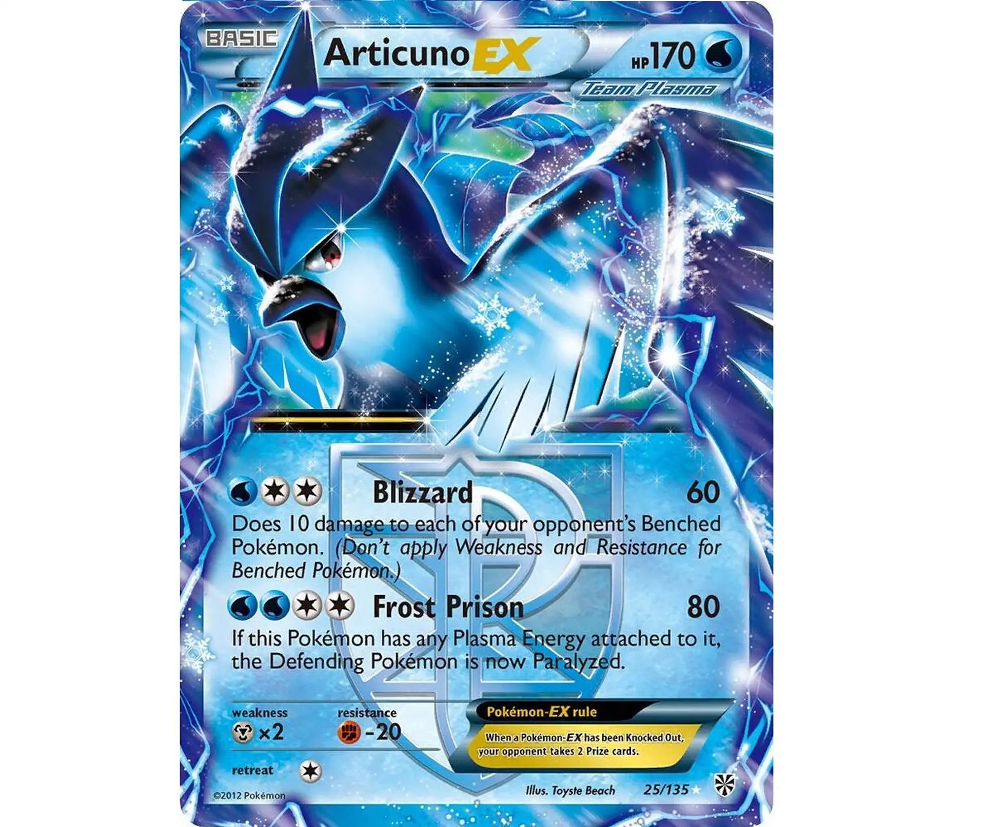 Articuno EX #25 Ingles 1