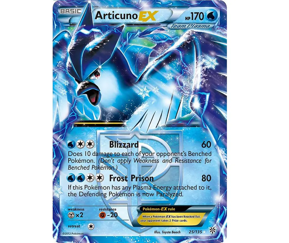 Articuno EX #25 Ingles 1