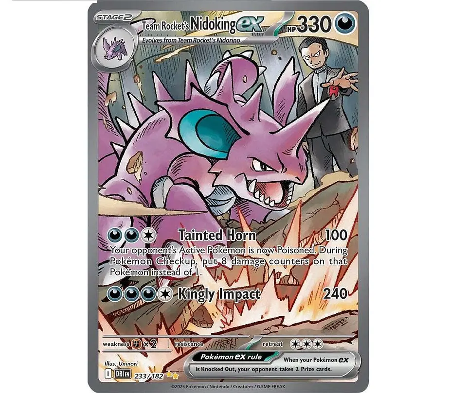 Team Rocket's Nidoking ex #233 Español 1