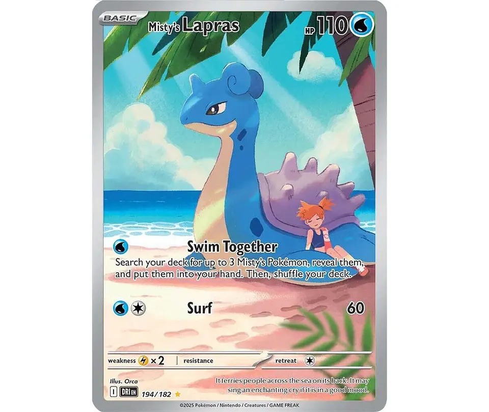 Misty's Lapras #194 Español 1