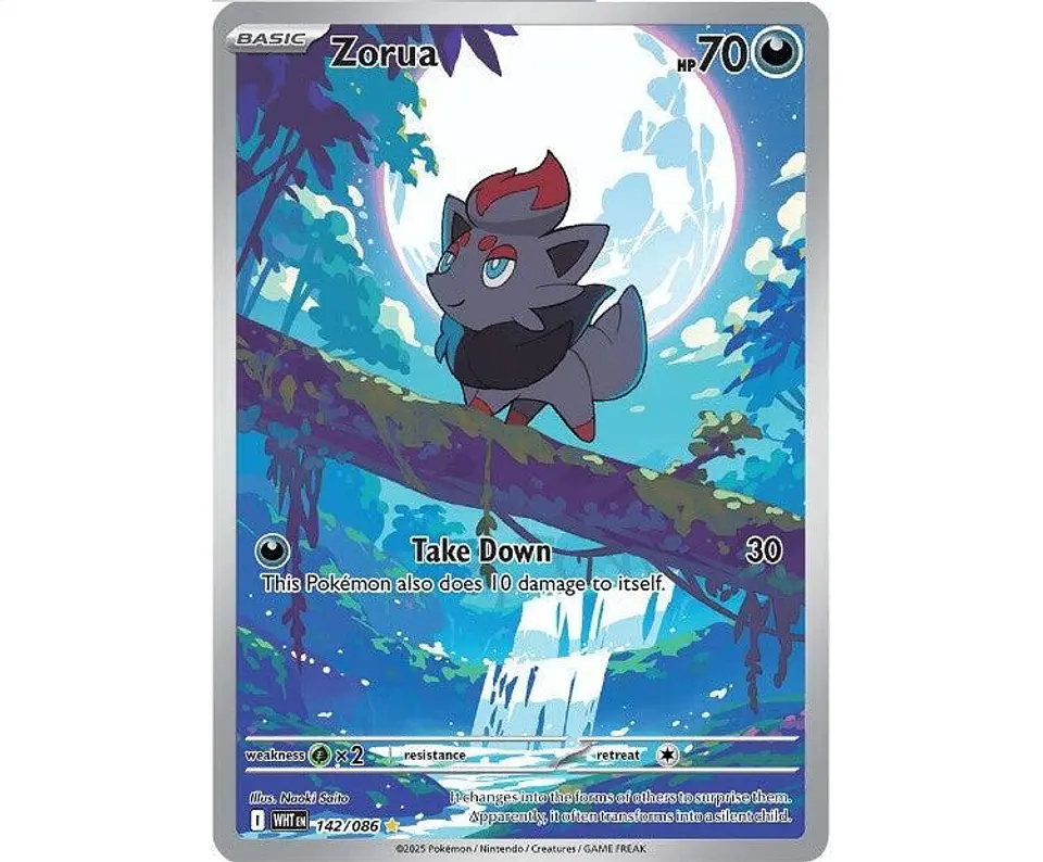 Zorua #142 Ingles 1