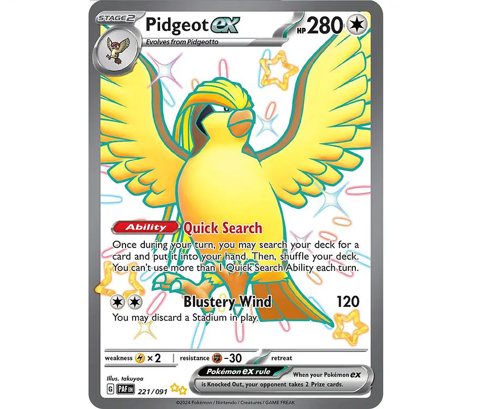 Pidgeot ex #221 Ingles 1