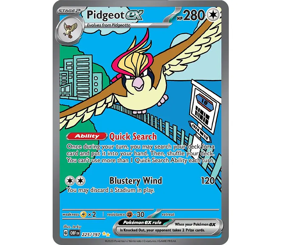 Pidgeot ex #225 Ingles 1