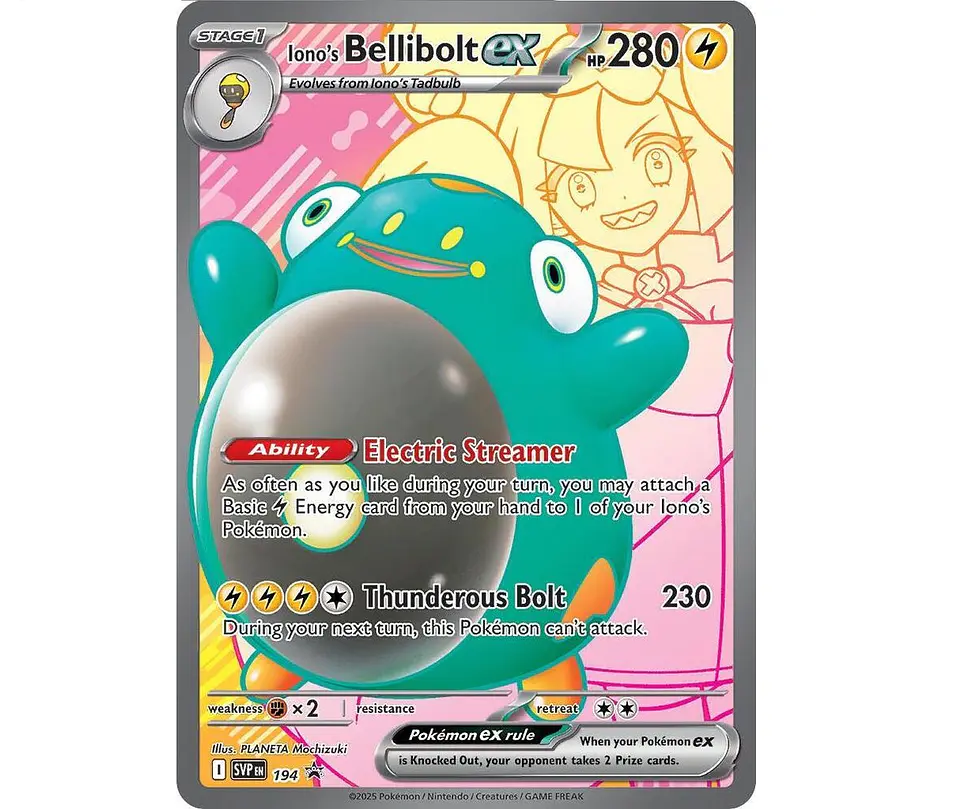 Iono's Bellibolt Ex #194 Ingles 1
