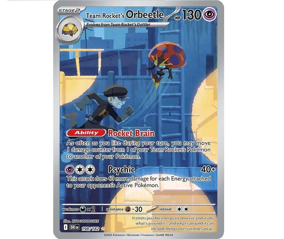 Team Rocket's Orbeetle #198 Ingles 1