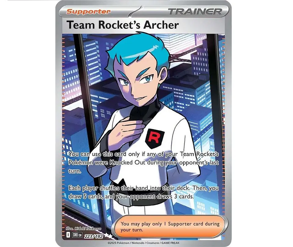 Team Rocket's Archer #223 Ingles  1