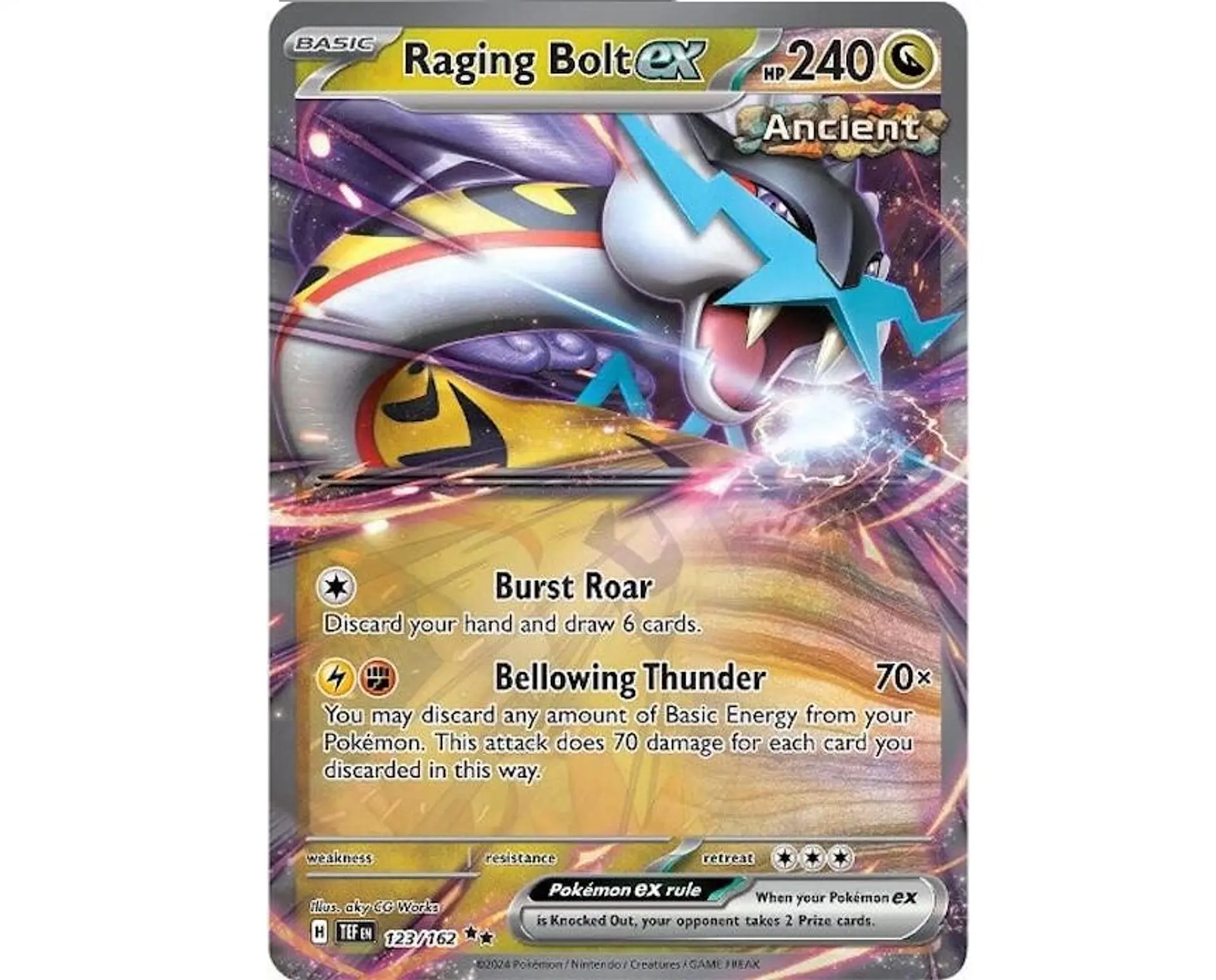 Raging Bolt ex #123 Ingles 1
