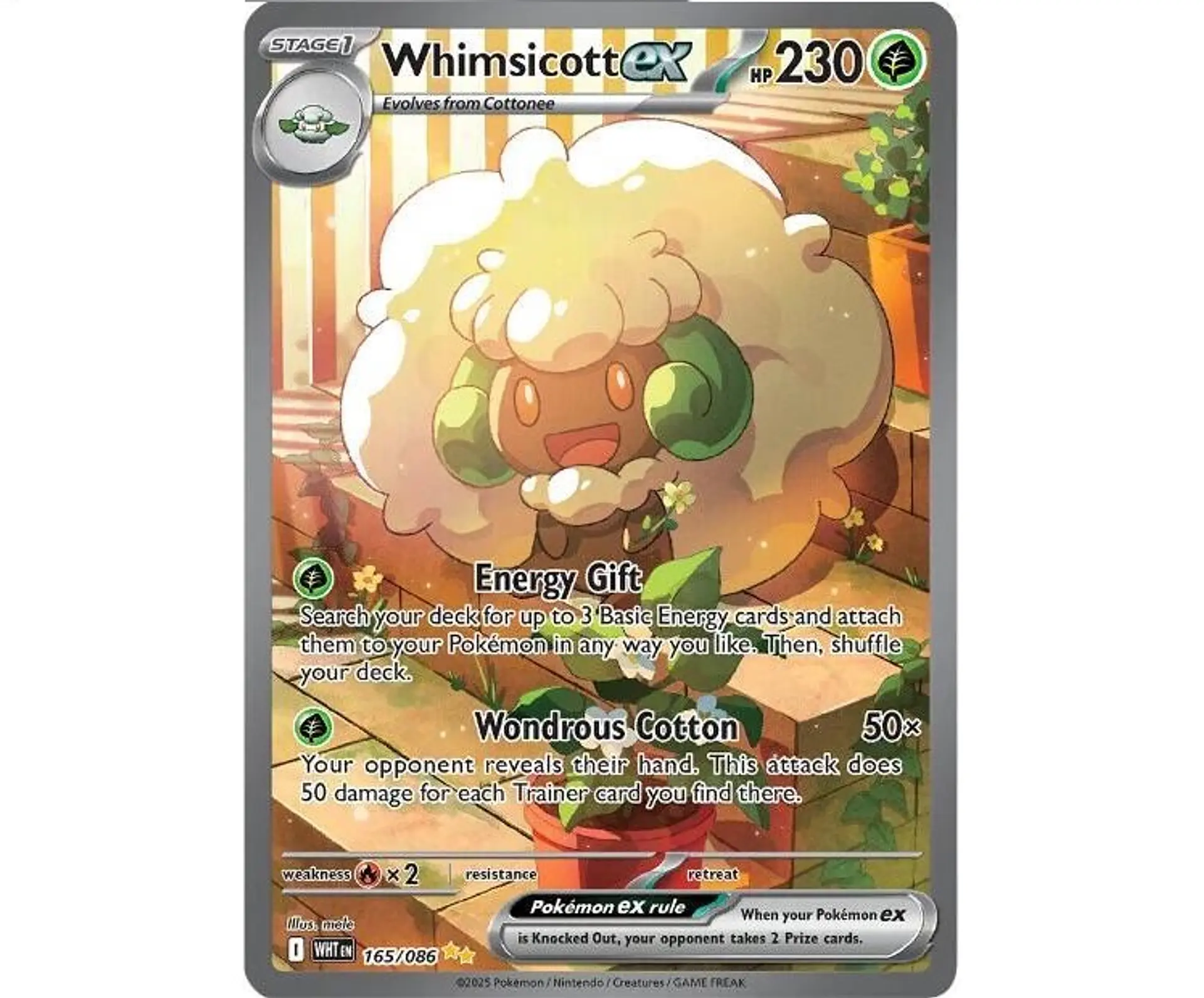 Whimsicott ex #165 Ingles  1