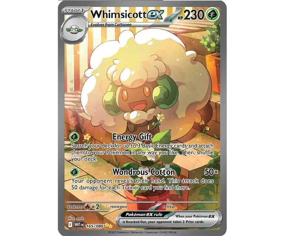 Whimsicott ex #165 Ingles  1