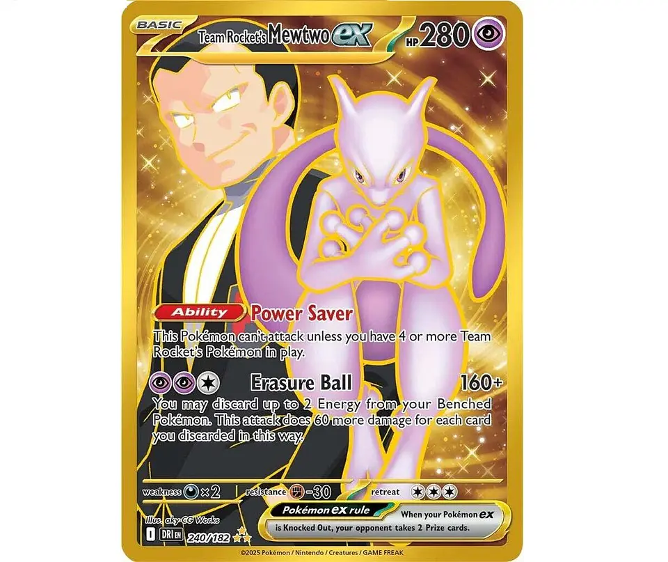 Team Rocket's Mewtwo ex #240 Español 1