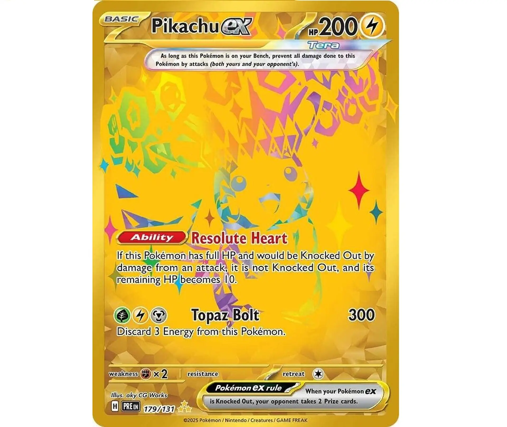 Pikachu ex #179 Español  1