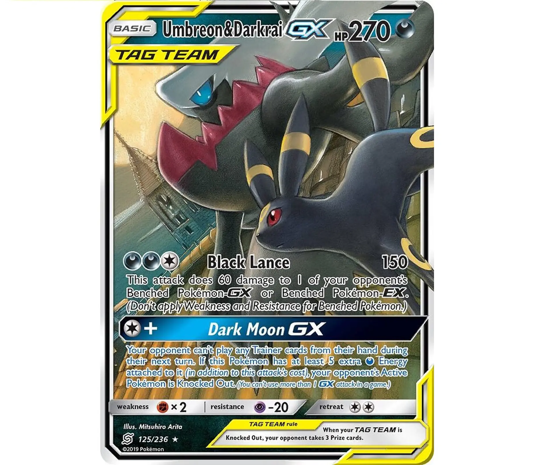 Umbreon & Darkrai GX #125 Español 1