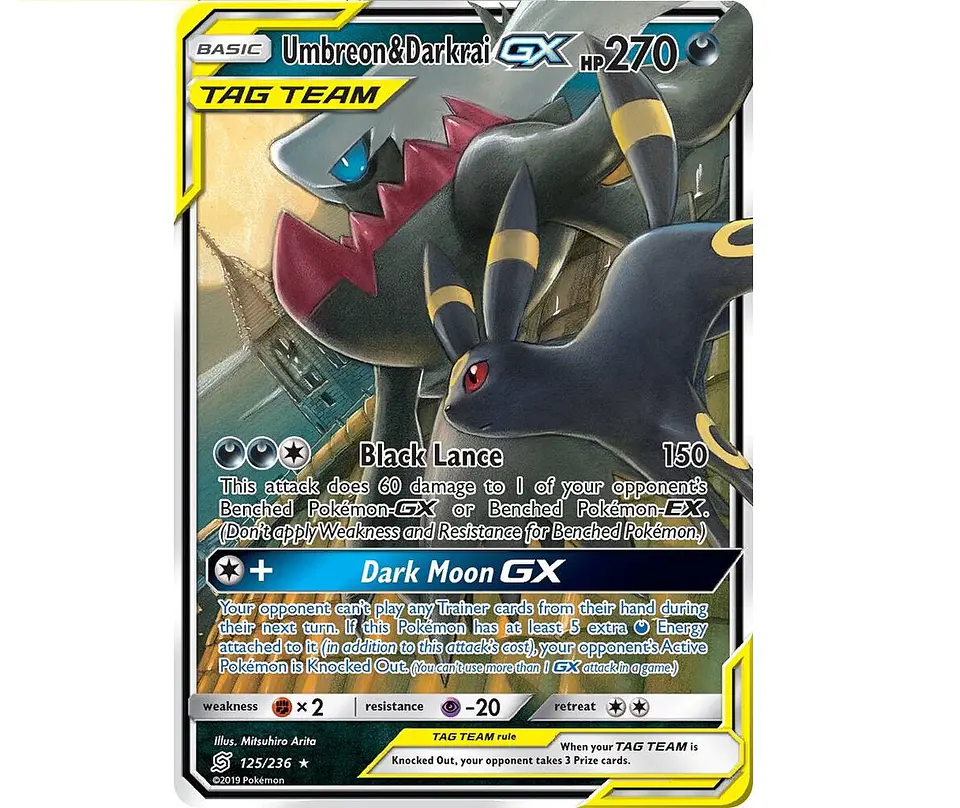 Umbreon & Darkrai GX #125 Español 1