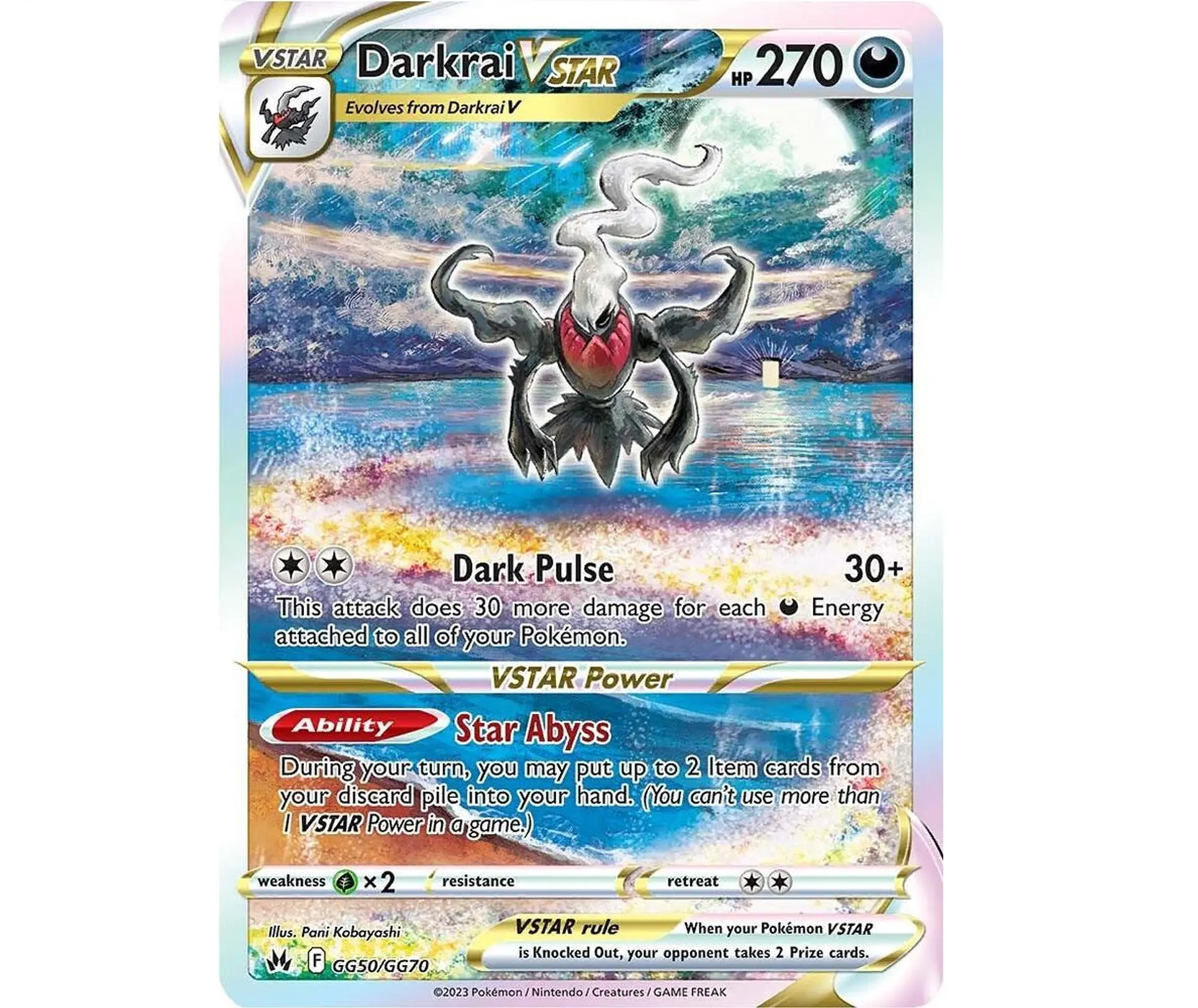 Darkrai VStar #GG50 Español 1