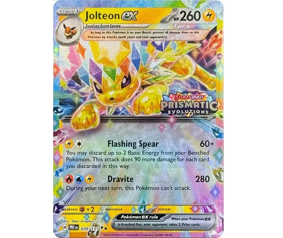 Jolteon ex [Stamped] #30 Ingles  1
