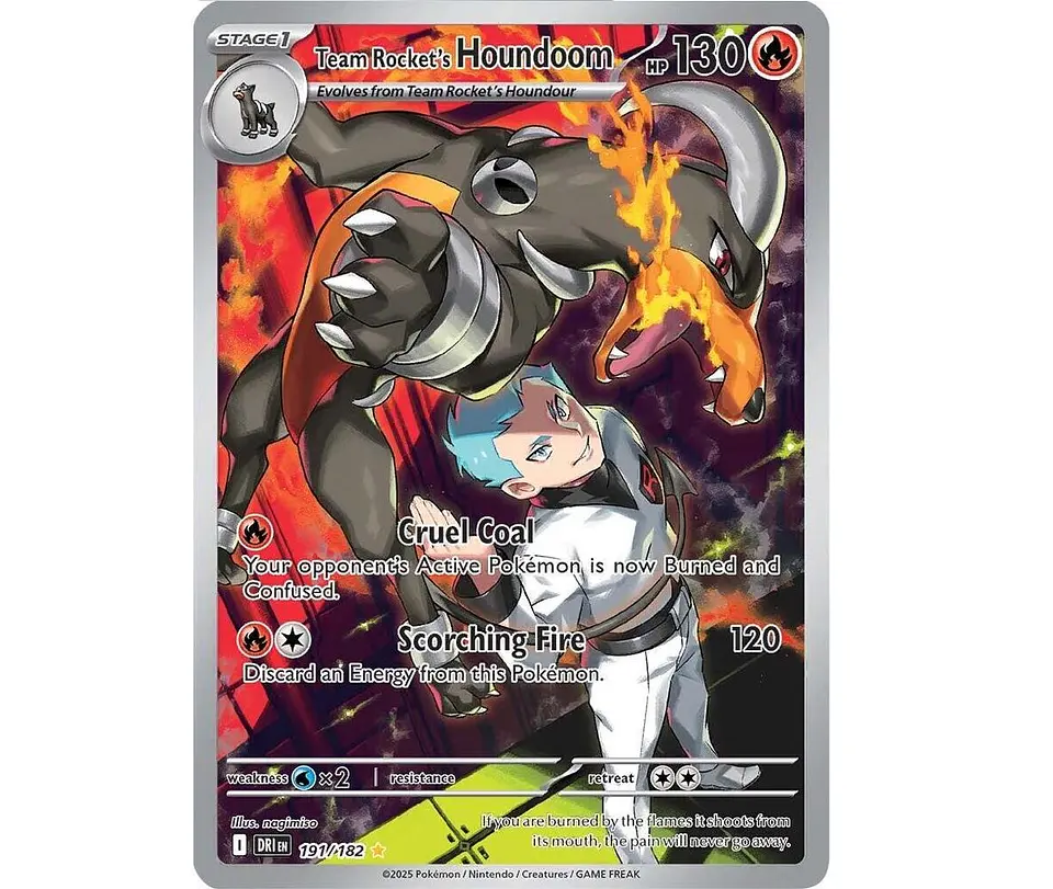 Team Rocket's Houndoom #191 Español 1