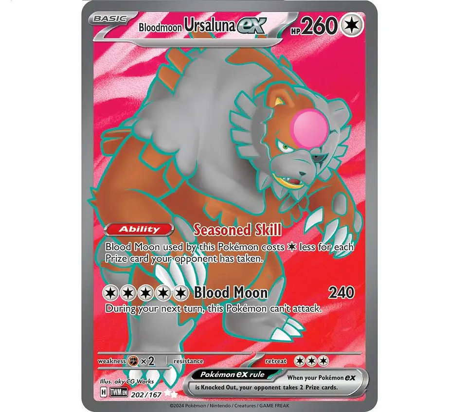 Bloodmoon Ursaluna ex #202 Ingles 1
