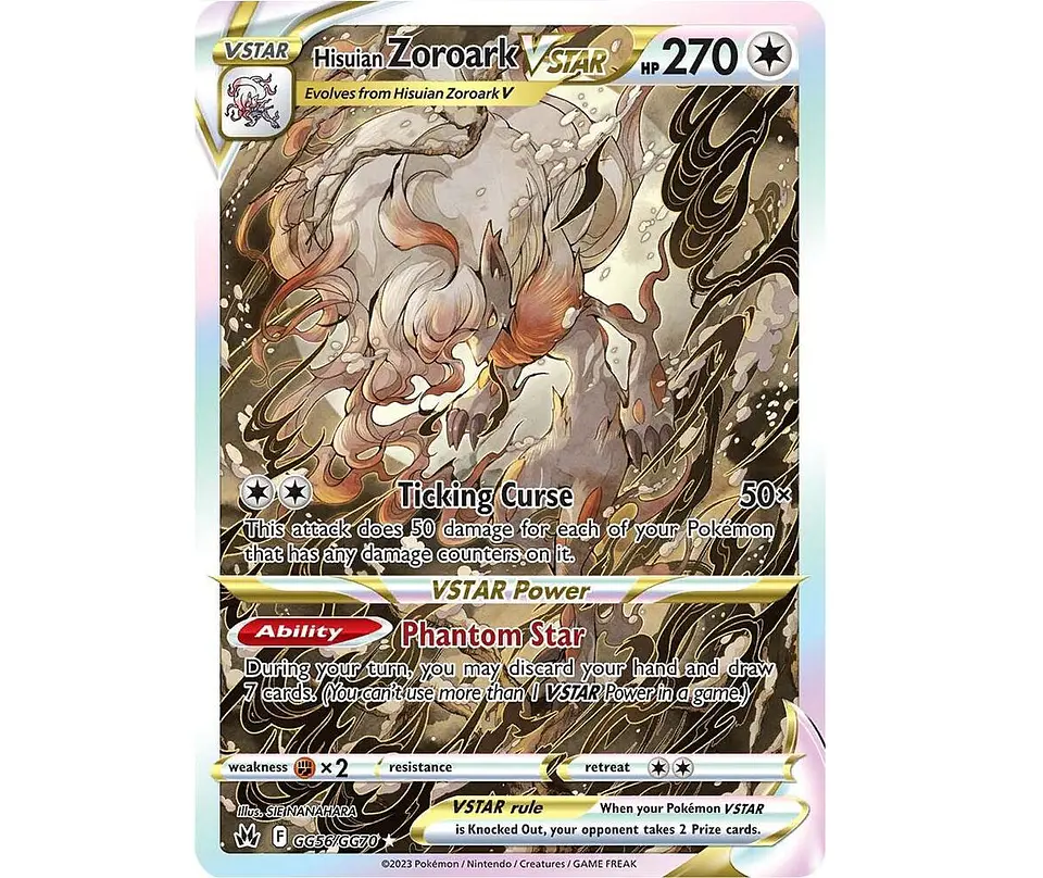 Hisuian Zoroark VSTAR #GG56 Español 1