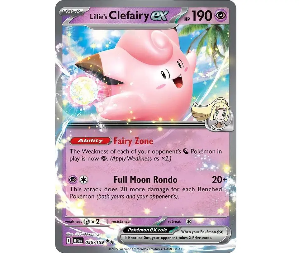Lillie's Clefairy ex #56 Ingles 1