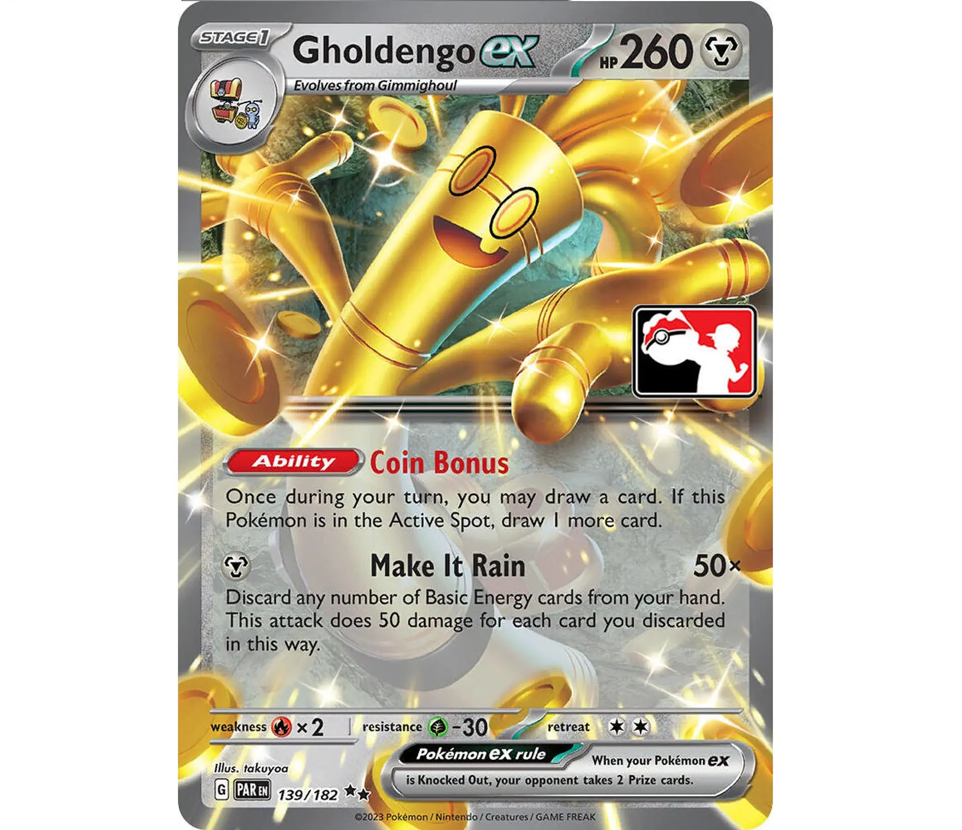 Gholdengo ex Liga #139 Español 1