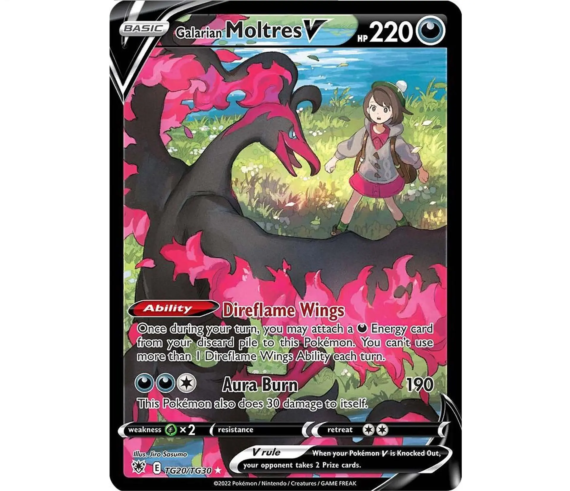 Galarian Moltres V #TG20 Español 1