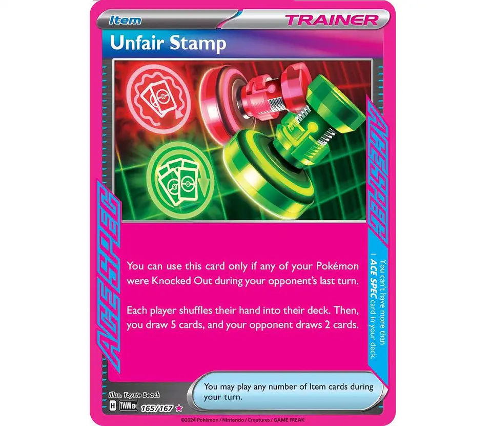 Unfair Stamp #165 Ingles 1
