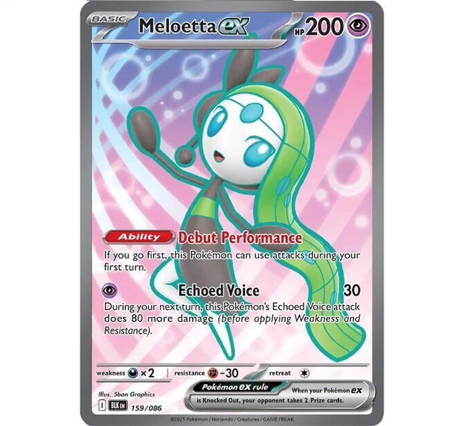 Meloetta ex #159 Español 1