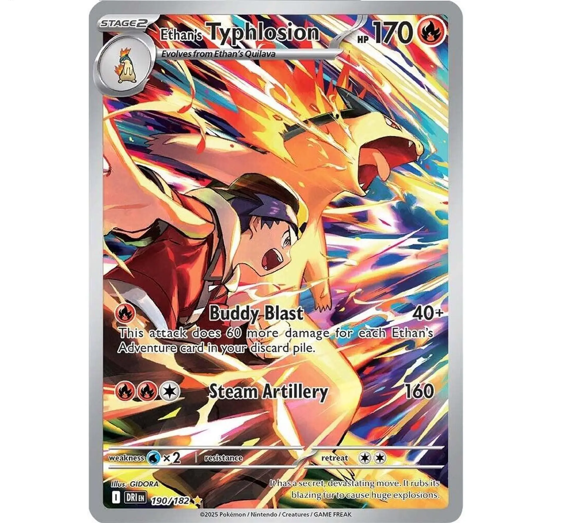 Ethan's Typhlosion #190 Español 1